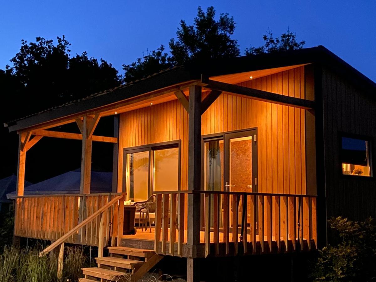 Camping Kleine Belterwijde, Wiede Lodge Met Uitzicht Over Het Water Экстерьер фото